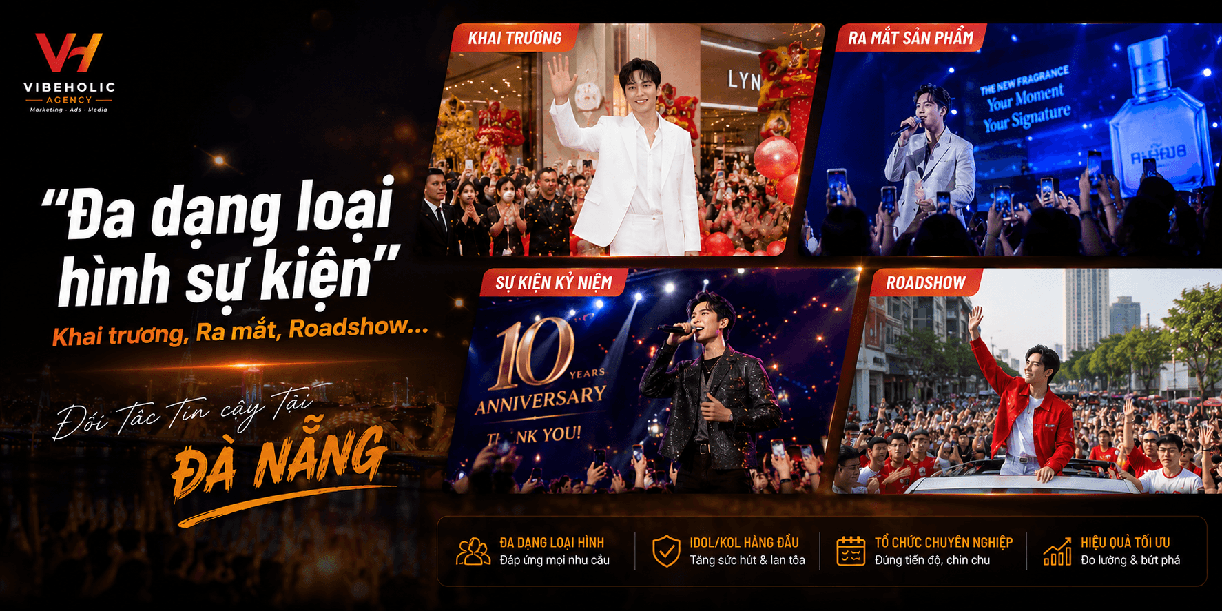Dịch vụ Booking Idol tại VibeHolic Media