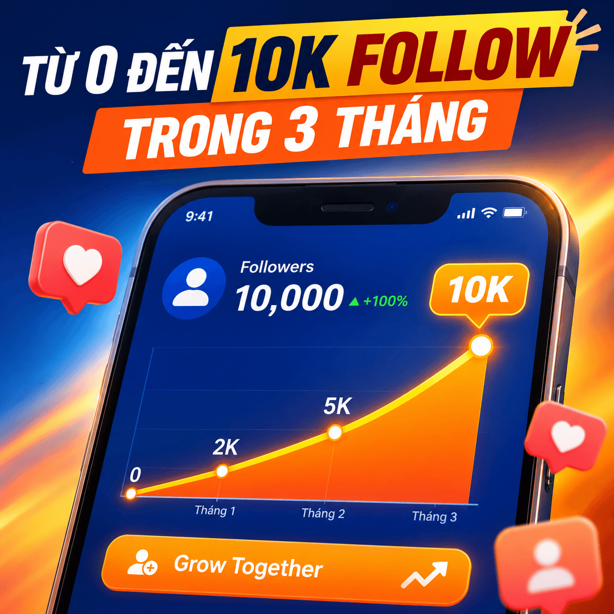 Case study: Từ 0 đến 10K follow trong 3 tháng