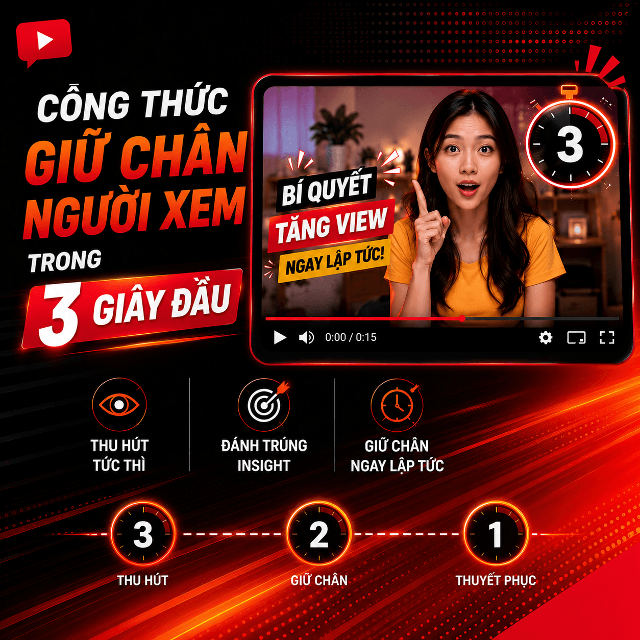 Kịch bản video ngắn - Công thức giữ chân người xem trong 3 giây đầu
