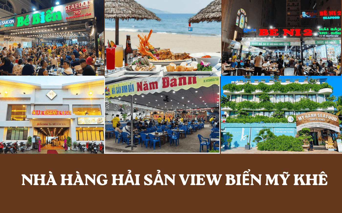 Nhà hàng hải sản view biển Mỹ Khê
