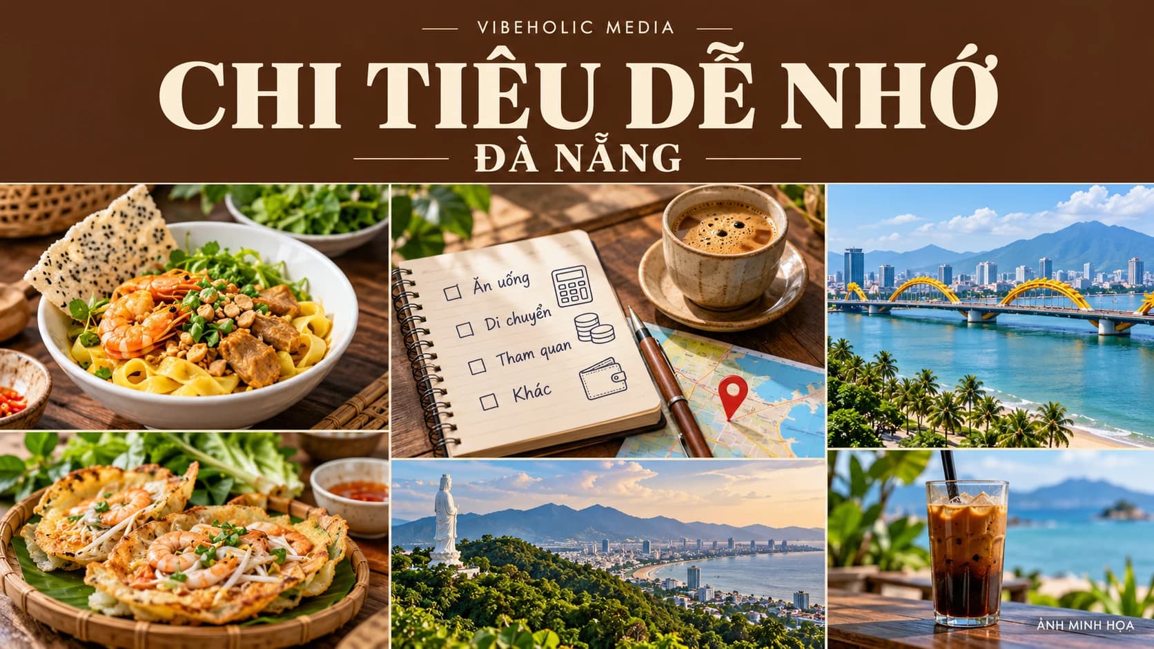 Du lịch Đà Nẵng tự túc: chia ngân sách ăn uống và check-in