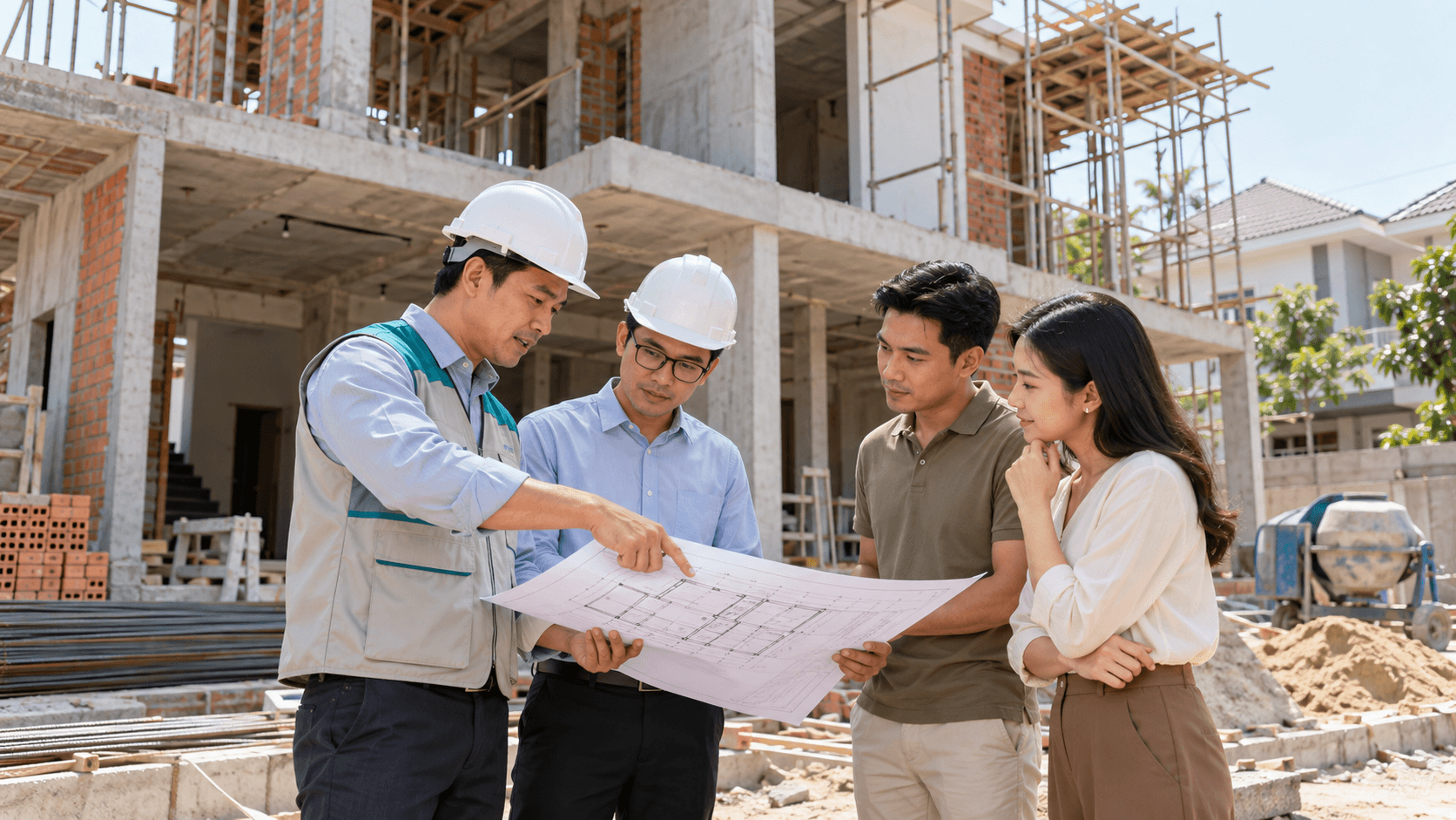 Nhật ký quan sát công trình: ghi tiến độ rõ ràng cho chủ nhà