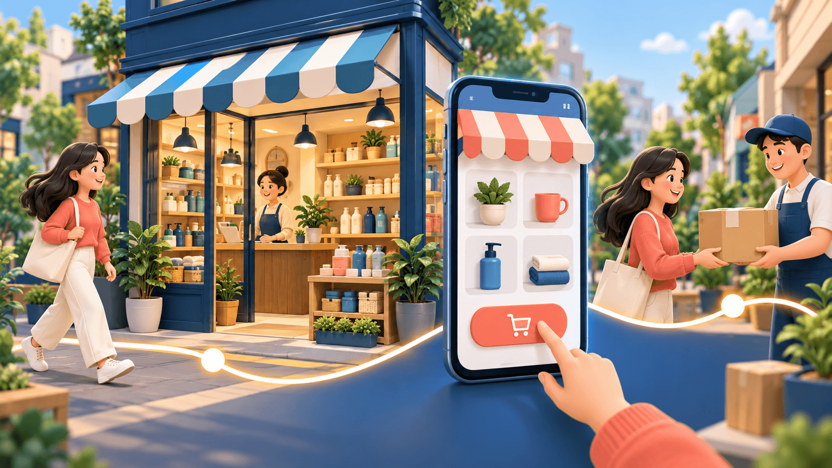 Bán lẻ đa kênh là gì và cách kết nối cửa hàng với online