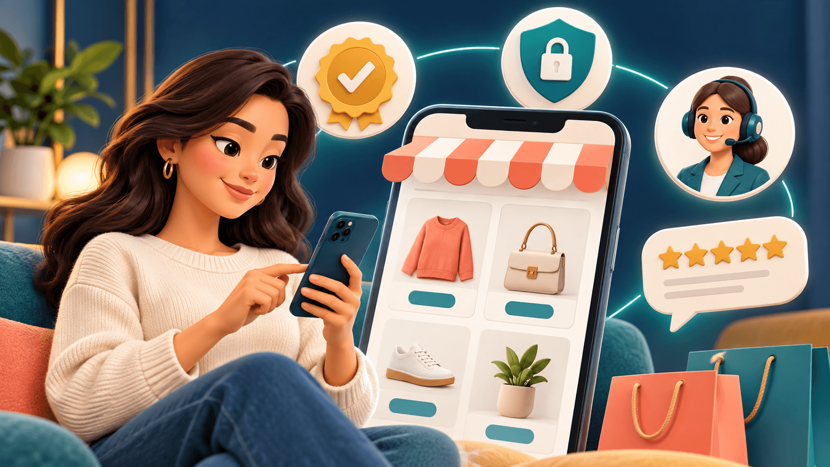 Tín hiệu tạo niềm tin cho cửa hàng bán lẻ online
