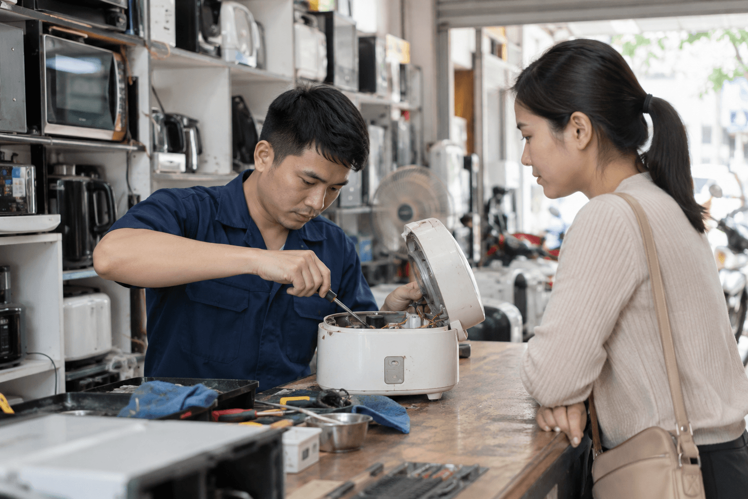 Bảo hành sản phẩm bán lẻ rõ ràng cho khách và nhân viên