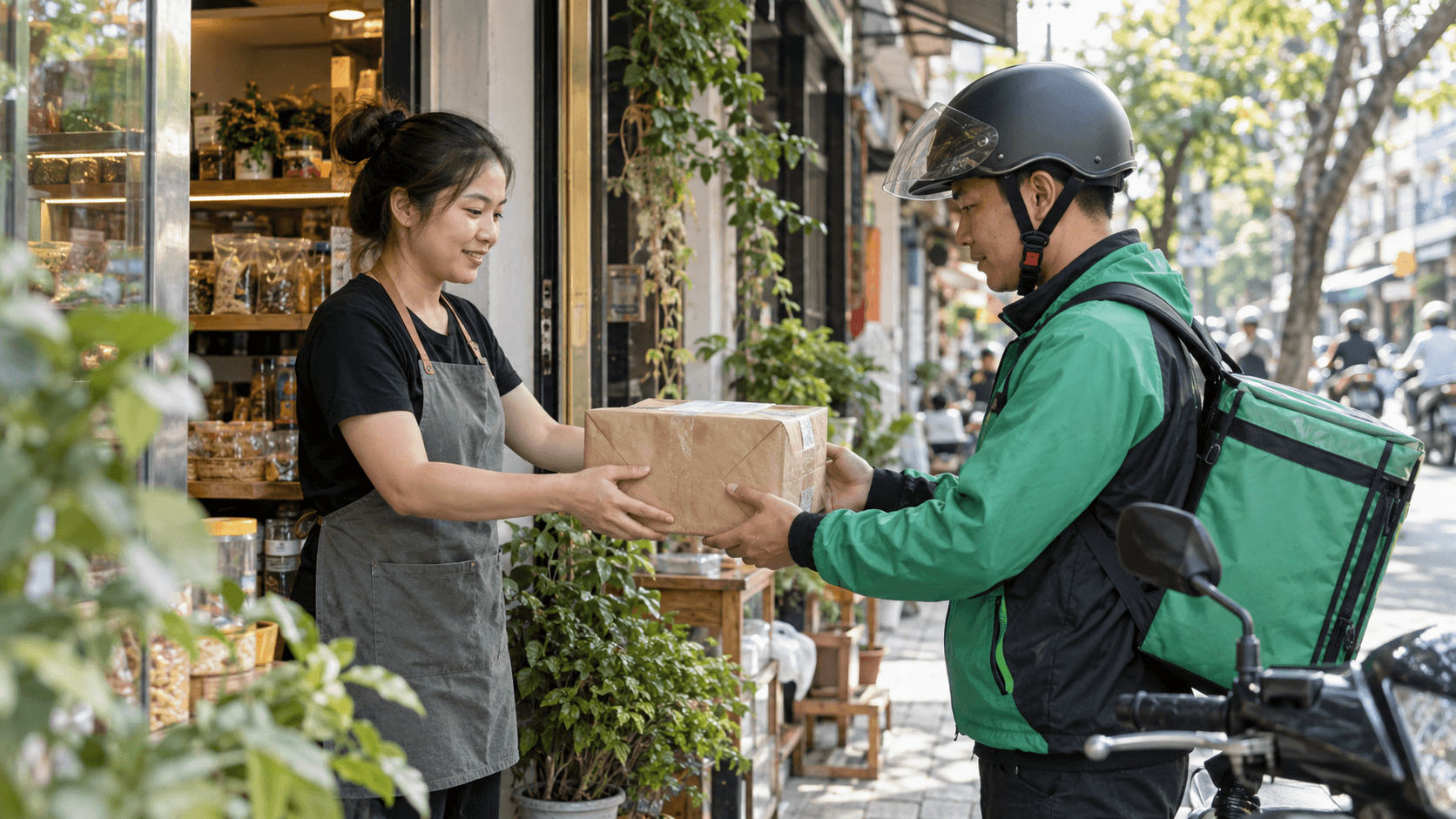 Giao hàng bán lẻ chặng cuối rõ ràng và đúng hẹn